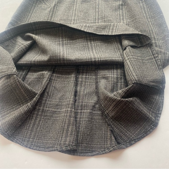 B. Wear plaid‎ pencil skirt flare hem size 11 rayon gray pre owned zipper casual - Picture 9 of 15